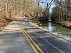 Pocket Rd on the Haywood Valley Route