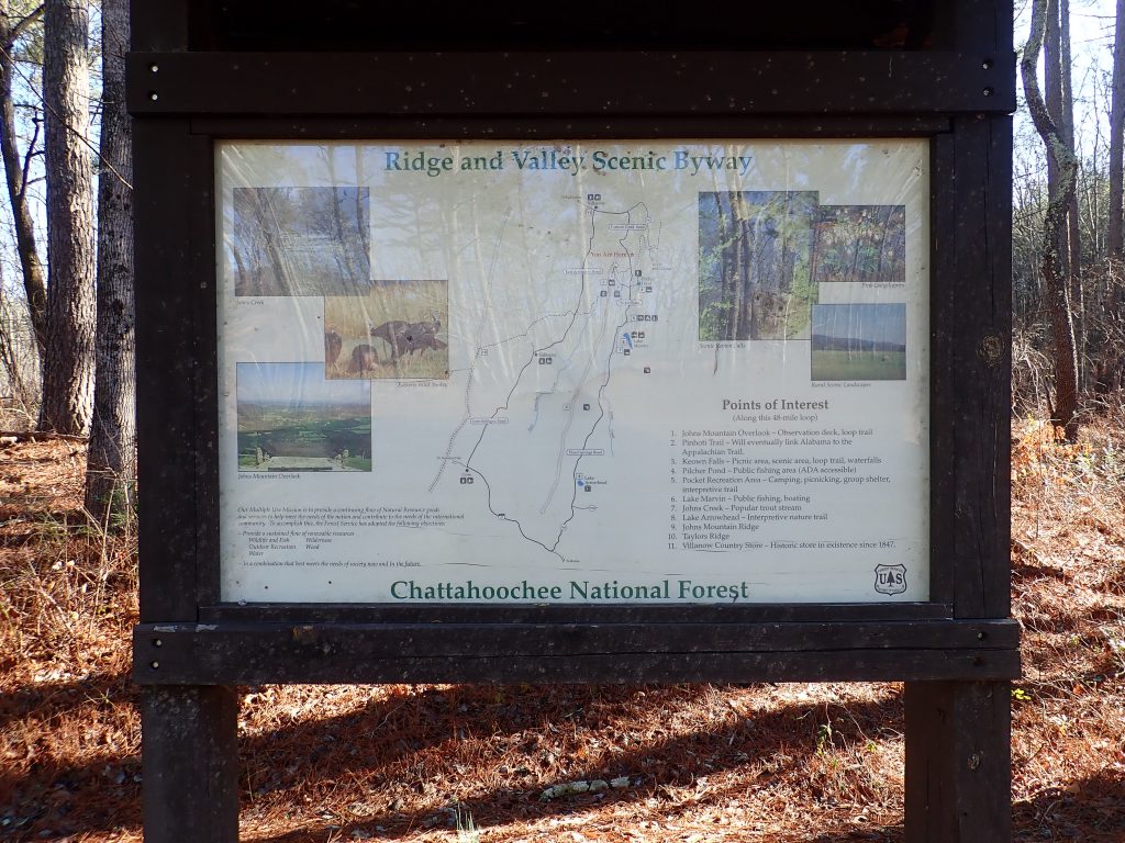 Ridge and Valley sign on the Haywood Valley Route